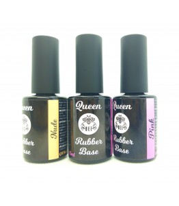 Queen Bee Rubber Base Nude & Pink pedikiūro bazės