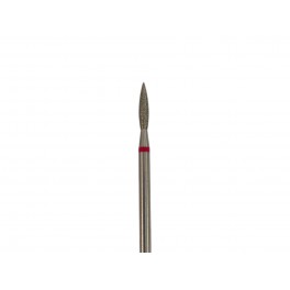 2.1mm deimantinis liepsnelės formos antgalis frezai