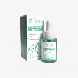 Stipraus poveikio atstatomasis kolagenas nagams Podo Lime Collagen Derm (Rufus Collagen patobulinta versija), 30ml