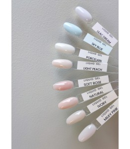 LIQUID GEL „MILKY PINK“ , 15ml.